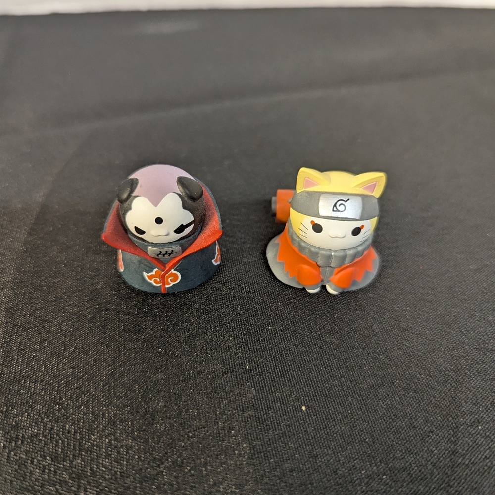 Naruto Shippuden Mega Cat Figurines Bundle Of 2 Anime Authentic